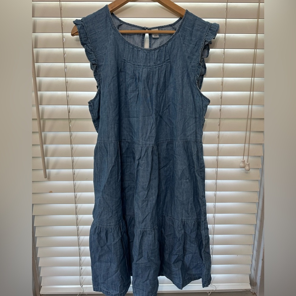 NWOT Denim Sleeveless Dress